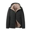 Cotton Jacket for Men In Winter, Windproof and Plush, Thick Middle-aged Cotton Jacket, Thick Hooded Cotton Jacket