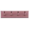 Wall Row Hook Punch Free Coat Key Holder Door Hat Hanger for Bathroom Wall Door Decor(Dark Salmon )