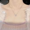Girls Collar Diamante Bowknot Necklace Jewelry Choker Chain Glinting Crystal