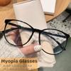 Okrągłe oprawki Okulary blokujące niebieskie światło Przezroczyste okulary do komputera Retro Okulary dla krótkowidzów Mężczyźni Kobiety Optyczne okulary korekcyjne