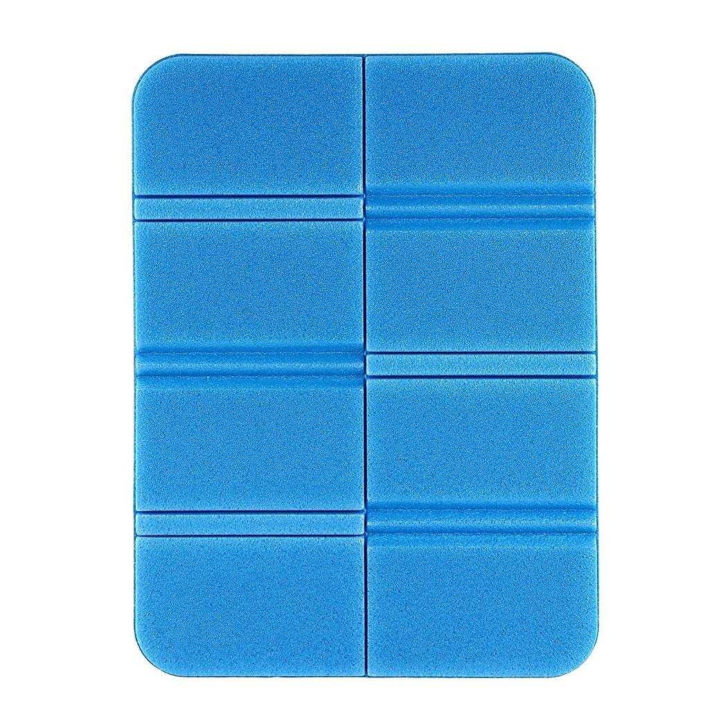 Portable Foldable XPE Foam Cushion Waterproof Moistureproof Outdoor Beach Sitting Camping Hiking Hot Spring Sauna Mat 38x28x0.8CM синий