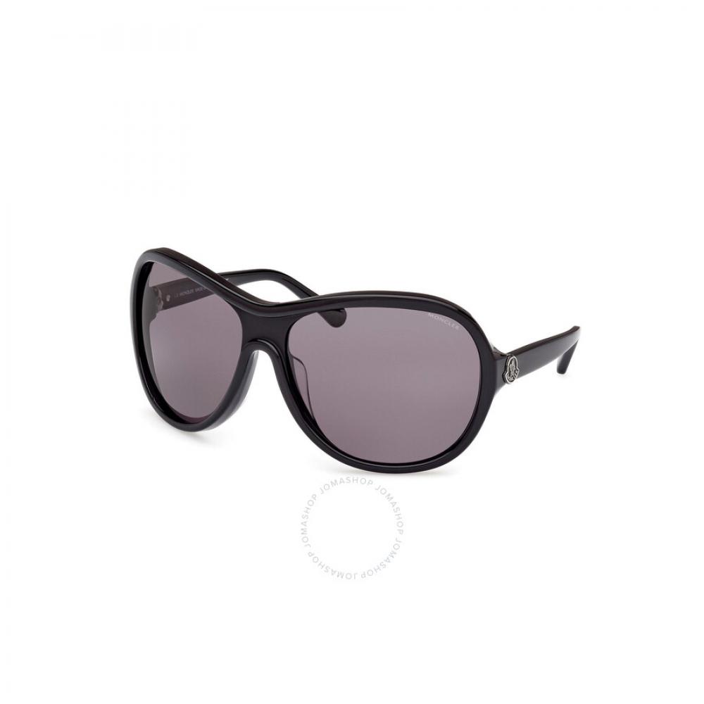 

Moncler Дымчатые женские солнцезащитные очки оверсайз ML0284 01A 69
