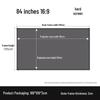 Fresnel Anti-Light Fixed Frame Home Theater Projector Screen