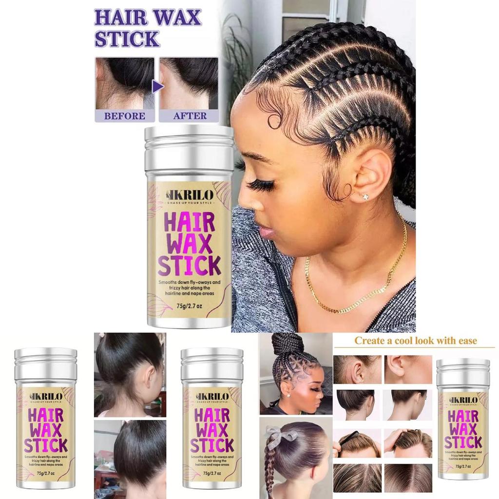 Premium Hair Wax Stick For Smooth Styling And Frizz Control With 75g For All Hair Types