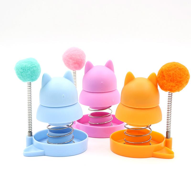 New Cat Toys: Spring Licking Balls, Mint Balls, Self-entertaining and Boring Gadgets. Cat Toys, Multi-functional Pet Toys