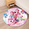 Twinkle Catch Teenieping Printed Round Rug Carpet Chair Rug Area Rug Entryway Doormats,for Office Chair Living Room Bedroom Kitchen Room.
