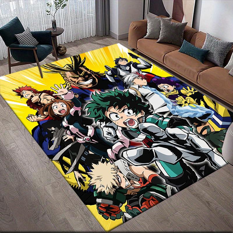 Tappeto Area My Hero Academia, Tappeto Accogliente per Fan MHA, Regalo Ideale.chl
