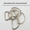 Metal D-Ring Buckle for Pet Webbing and Accessories