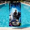 How to Train Your Dragon Print Beach Towel Design, Soft, Lightweight. for Home Bathroom, Spa, Pool, Yoga, Surfing, Camping, Gift for Family, Friend
