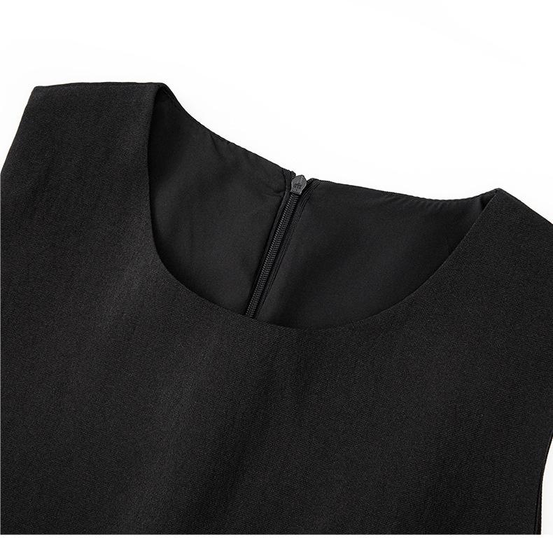 French Sequin Embroidery Vest & Tencel Midi Skirt Two-Piece Set for Women