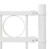 ASSEN Fence Panel White 170 x 170 cm Steel