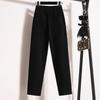 DIMANAF 2025 Plus Size Spring Women Pants Loose Casual Style Female Elastic Trousers Pants Black