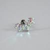 Contemporary Curved T Bar Threaded Ear Bone Studs Portable Alloy Body Jewelry
