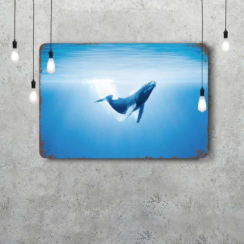 Ocean Decor Vintage Metal Signs Tin Signs Captain Poster Decor for Bar Pub Club Man Cave Wall Decoration