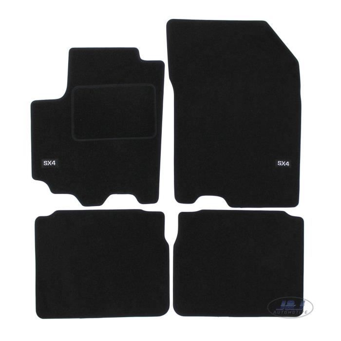 J&J AUTOMOTIVE | Logo Tapis De Sol Velours Sur Mesure Pour Suzuki SX4 S Cross 2013-2021