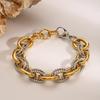 Delicate 18K Gold Plated Chain Bracelet Elegant Styles Suitable for Both Casual and Formal Special Event Daily Use