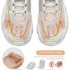 2025 20 pieces of gel anti-friction breathable soft transparent toe protectors for corns and blisters