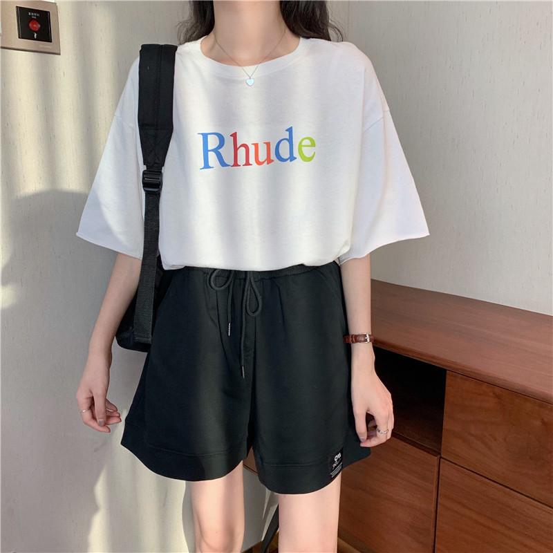 Women's High-Waist Slim Loose Summer Shorts - 2025 Trendy Net Celebrity Style