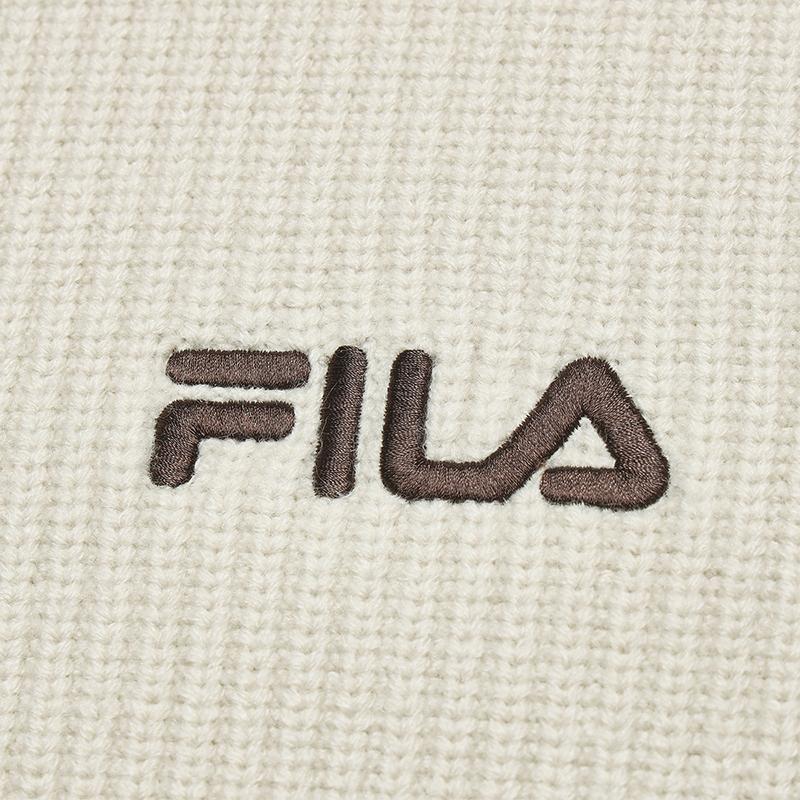 FILA Original Casual Fashion Sports Versatile Soft Comfortable Loose Knit Sweater Unisex sweater F51U549405FBG