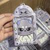 Cute Animal Photocard Holder K-Pop Idol Photo Card Sleeves With Keychain Id Badge Holder Card Protector Anime Game Peripheral Set