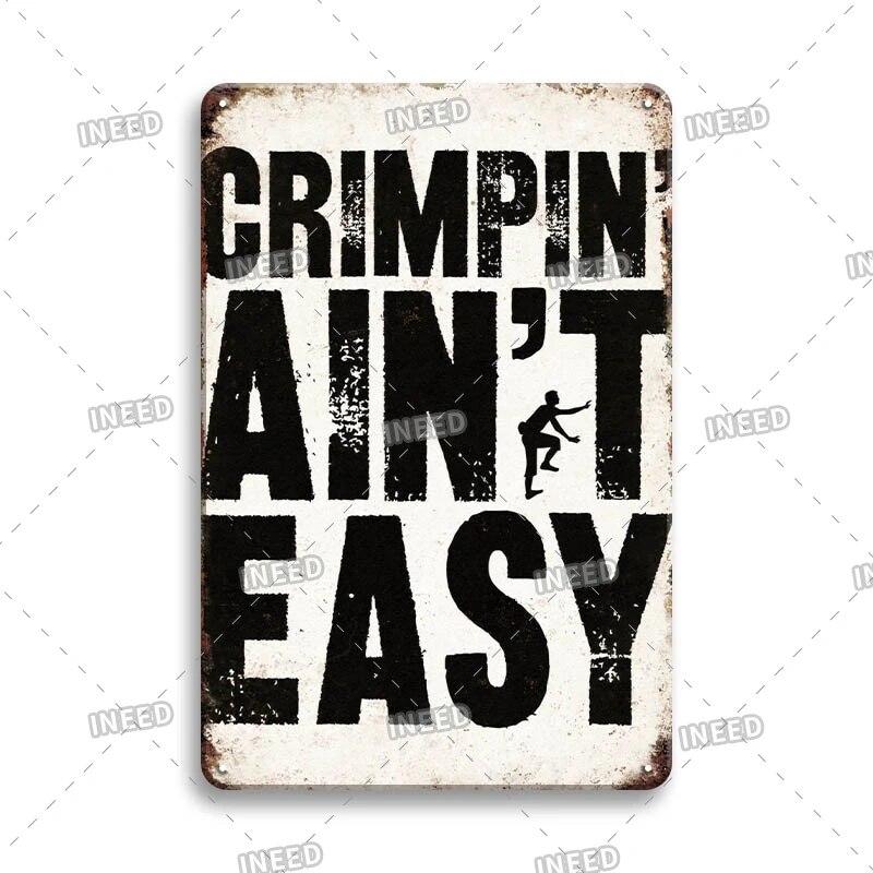 Funny Sentence Tin Sign Decorative Vintage Shabby Metal Sign Decor Metal Plate for Garage Man Cave Bar Pub Home Wall Decor