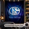 TapestrySchalke 04 FC Custom Name Text Personalized Wall Hanging Tapestry Home Wall Decor