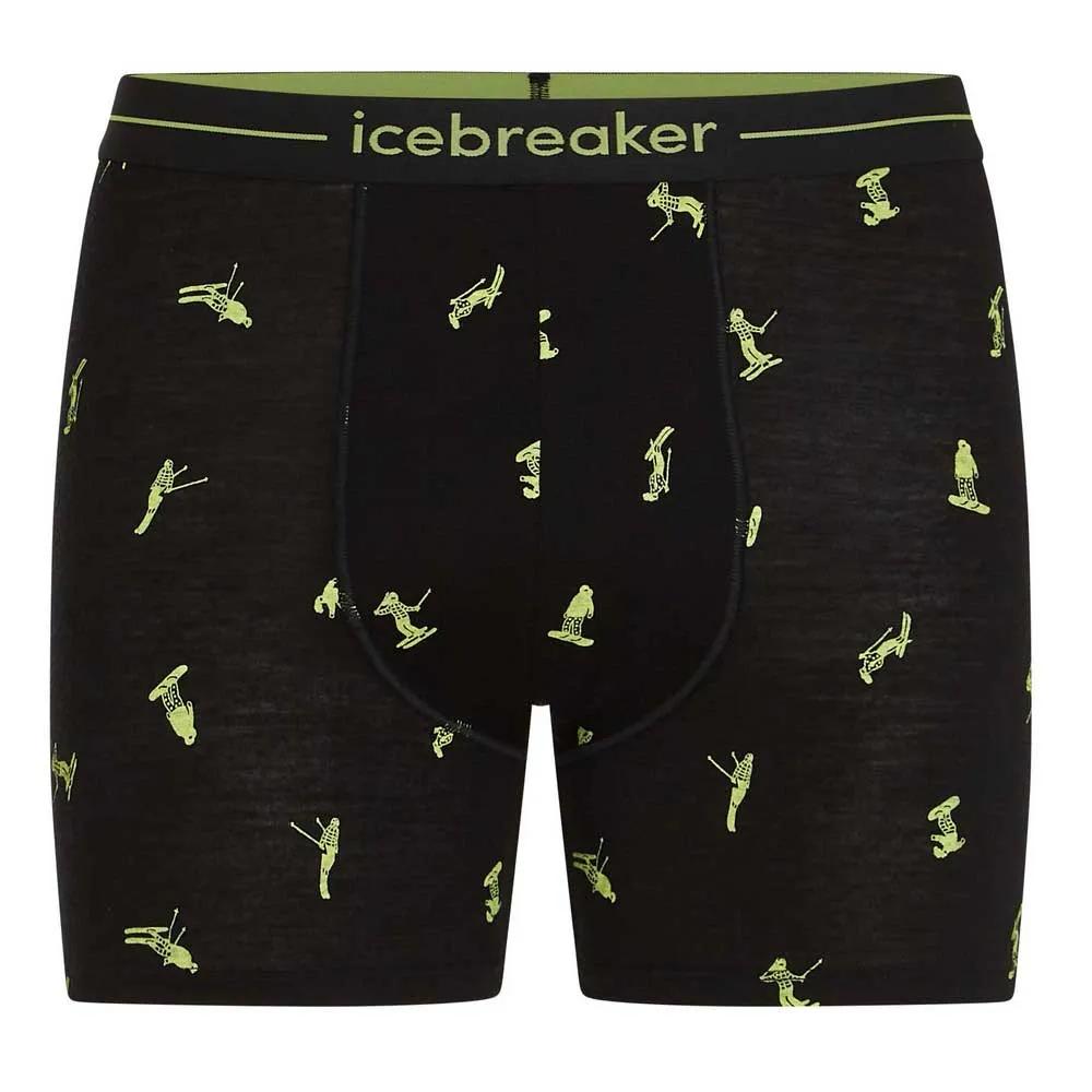 Icebreaker трусы-боксёры Merino 150 Anatomica Snow Day