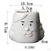 Ceramic Flower Pot Funny Cartoon Planter Artwork Modern Cute Plant Flowerpot for Balcony