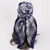 90Cm satin large square scarf headscarf new street retro simple bandanas