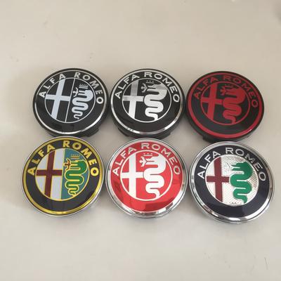40 stuks 56 mm 60 mm Voor 147 156 159 Auto embleem Wielnaaf Centerkap Badge covers sticker Decals Styling accessoires