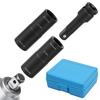 3Pcs Double Head Impact Socket Nut Set Chromium Molybdenum Steel Impact Socket with 1/2 Inch Extension Rod for Tight Spaces