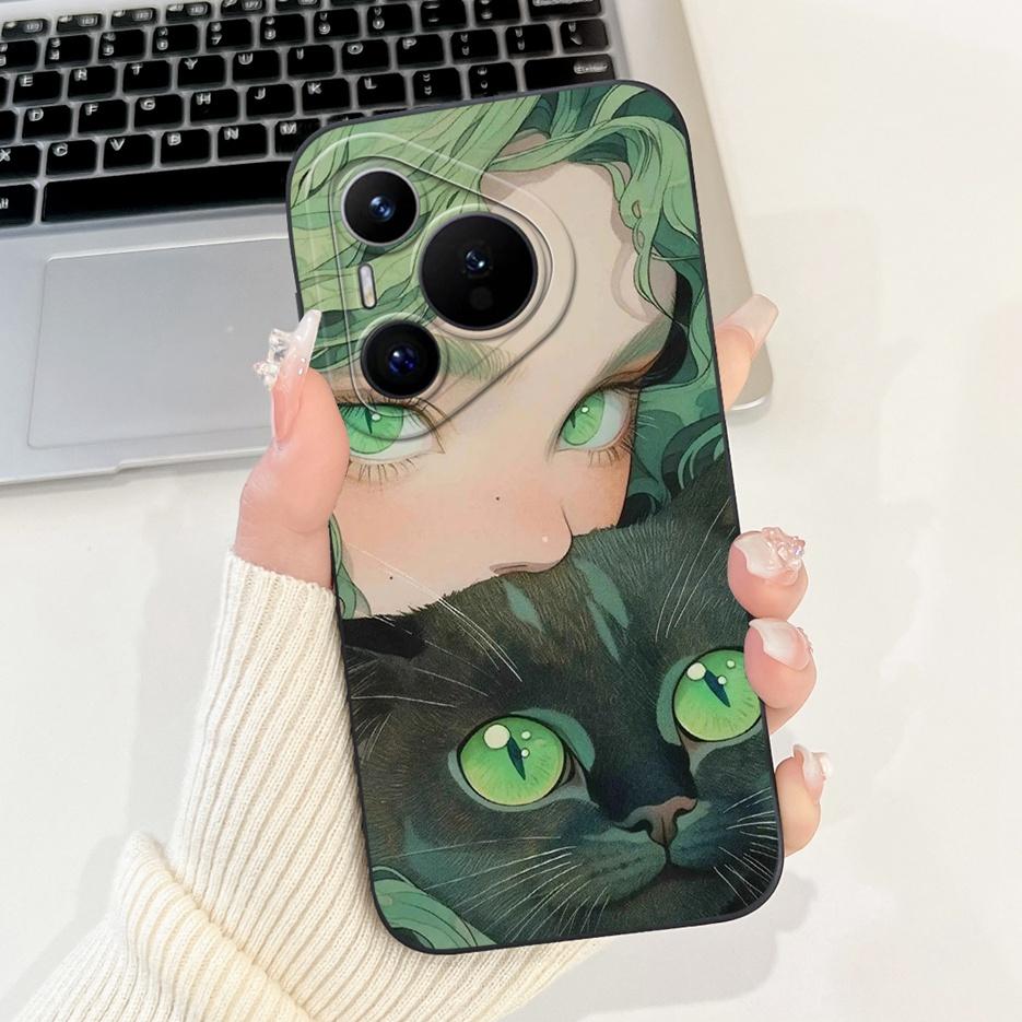 For Huawei Pura 70 Pro 5G Case Cute Cartoon Cover Shockproof Soft TPU Phone Cases For Huawei Pura 70 Pro Plus Pura70 Pro+ Fundas