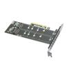 Fast Speed PCIe To 2 Port Two M.2 NVME M Key Converters Card PCBs Technology for Stable Data Transfer