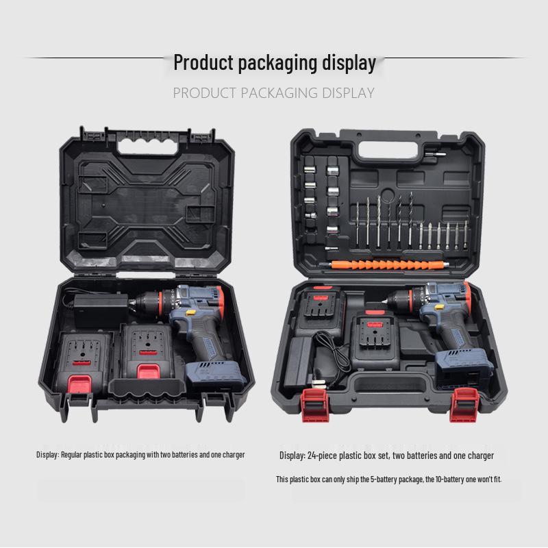 21V Brushless Lithium Handheld Drill and Electric Screwdriver Tool Set