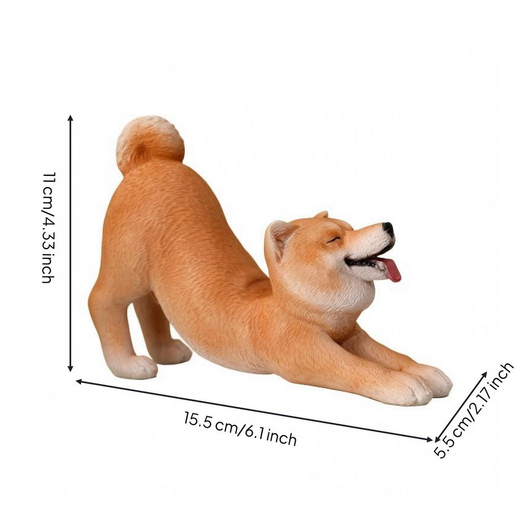 Reclining Animal Figurine with Phone Support Space-Saving for Media Watching