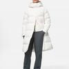 Li Ning Long Hooded Down Jacket With Large Logo Print Men Outerwear AYMT107-2