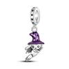 Charms Halloween Fantasy Festival Witch Ghost Skeleton Theme Beads Fit 925 Charm Bracelet Beads Jewelry Gifts for Women