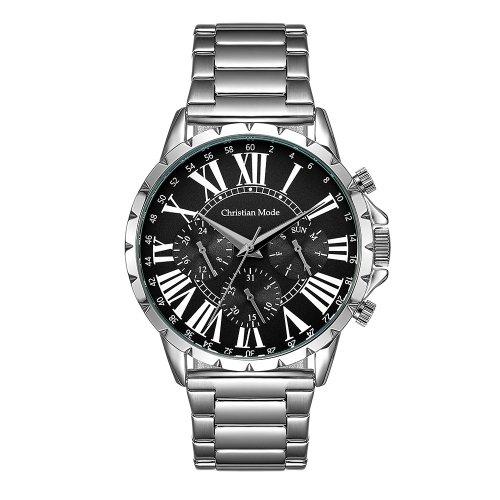 

[CHRISTIAN MODE] CHRISTIAN MODE Men s Multifunction Metal Watch CM421BWS CM421BWS