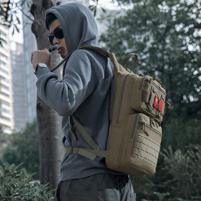 Camouflage Multi-Function Tactical Backpack for Cycling, Camping, Mountaineering, and Travel