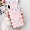 Per iPhone X XS Custodia Popolare Fiore Farfalla Morbido Trasparente Silicone Sottile Cover Posteriore Per iPhoneXS Max XR Custodia iPhoneX Bumper