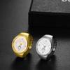 Ring Ring Watch Stylish One Size Fits Stainless Steel Ring Watch Analog Simple Quartz Watch Gold Silver Fashion Accessory Birthday Christmas Day