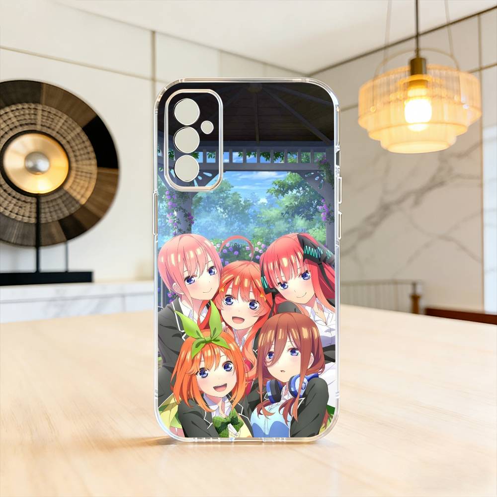 The Quintessential Quintuplets Miku Nakano Phone Case Transparent Silicone Soft For SamsungA10,12,20,21S,30,31,40,50,51,52,70,71