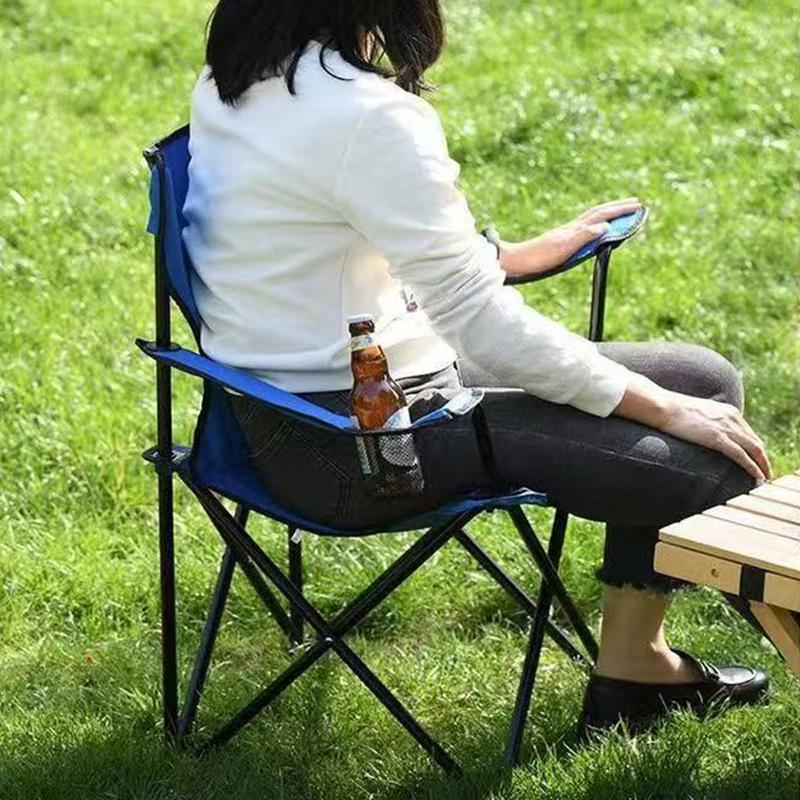 Portable Foldable Beach & Camping Chair - Picnic, Fishing, Sketching Outdoor Armchair