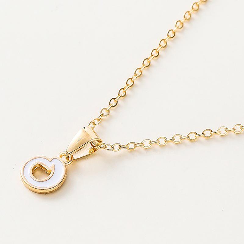 Personalized 26 Initials Charm Necklace For Women Men Premium Design Name Necklace Ladies Jewelry Gift