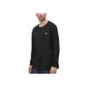 Calvin Klein Letter Logo Round Neck Pullover Long Sleeve T-Shirt Men Tops Black J30J324029-BEH