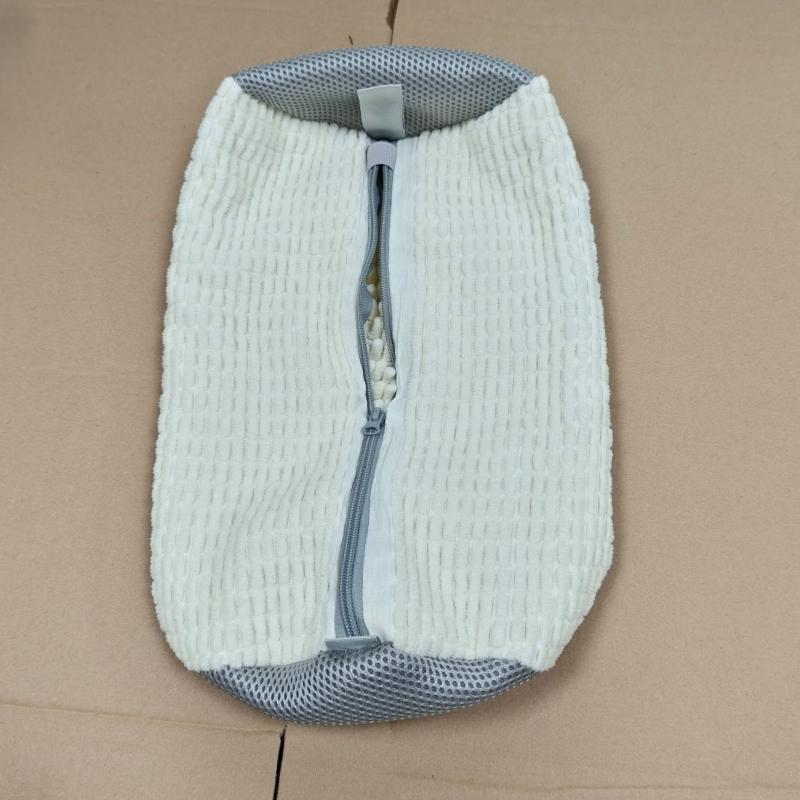 1pc Washing Shoes Bag Padded Net Laundry Shoes Protector Fluffy Fibers Polyester Sneaker Washing Friendly Laundry Bag Drying Bag
