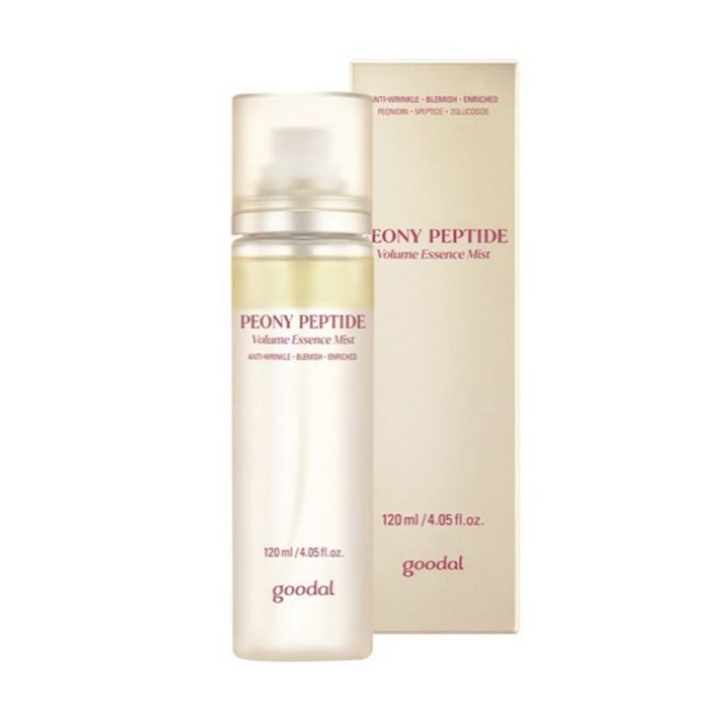 Goodal Peony Peptide Wrinkle Trace Essence Mist 120ml – Anti-Aging & Hydrating Facial Mist