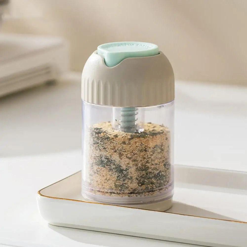 3Pcs Plastic Quantitative Salt Control Bottle Sealed Press-Type Spice Dispenser Salt Jar  Cumin