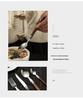 Western-Style Steak Knife and Fork Set with Retro High-End Wooden Handles.