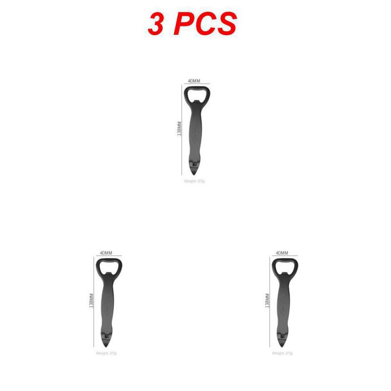 1/3/5 Stück Edelstahl Bierflaschenöffner Dickes Material Angenehme Haptik Polierfarbe Flaschenöffner Dosenöffner Leicht zu reinigen